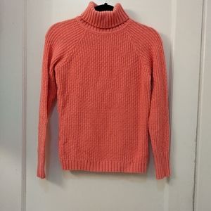 Liz Claiborne pink turtle neck sweater